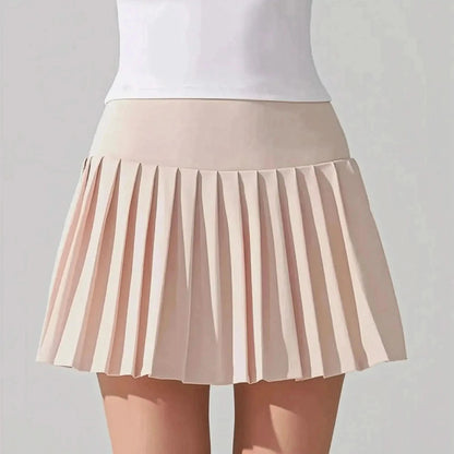 Jupe de Sport Fluide avec Short et Poches - Saylana