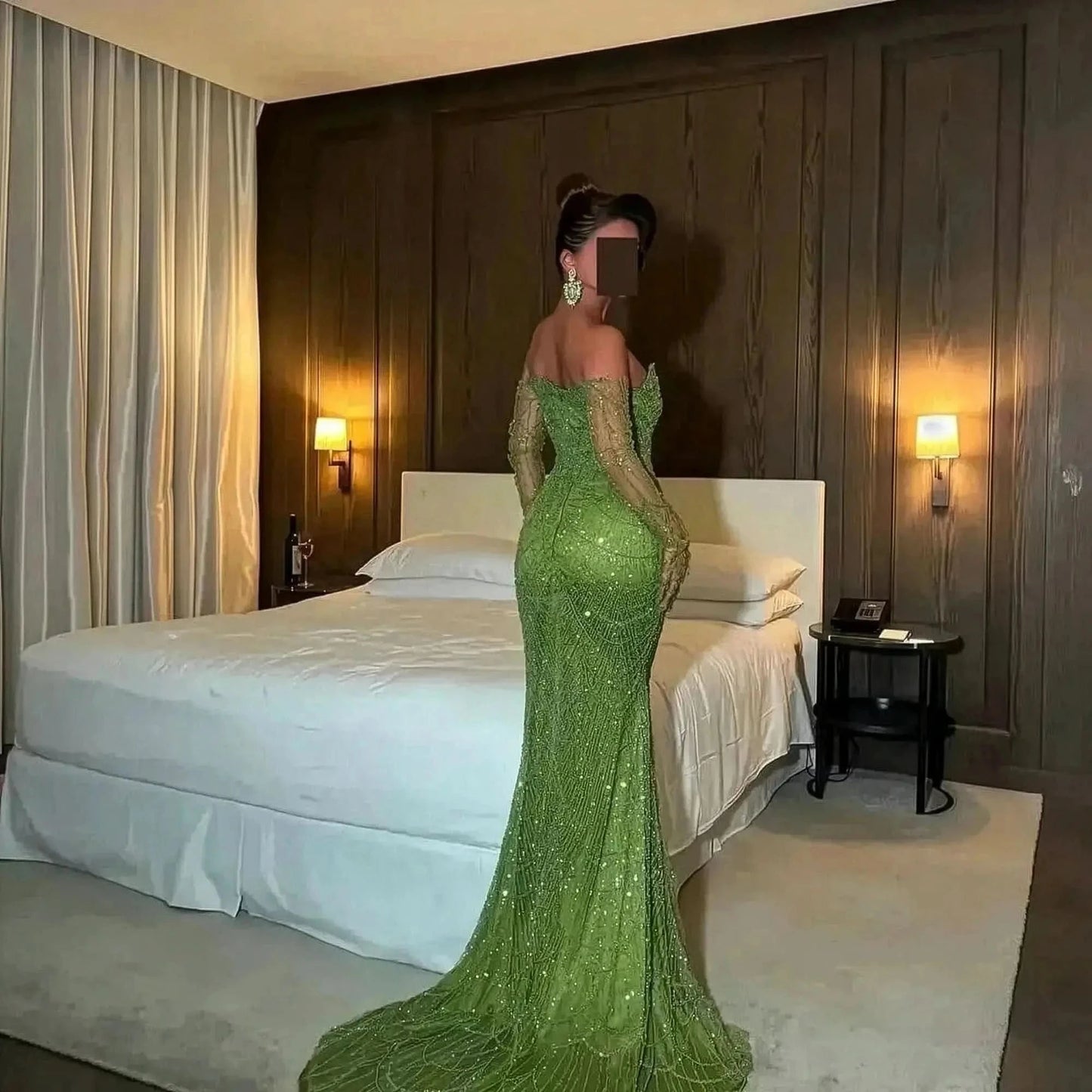 Robe Sirène Luxe Brillante Femme - Saylana