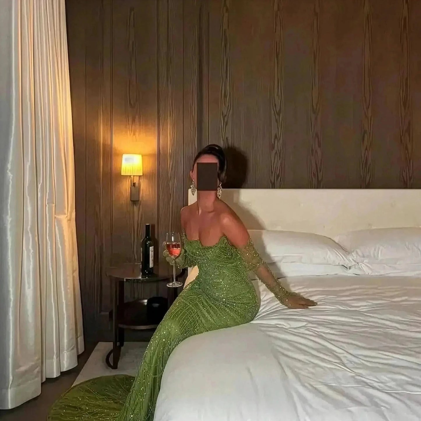 Robe Sirène Luxe Brillante Femme - Saylana