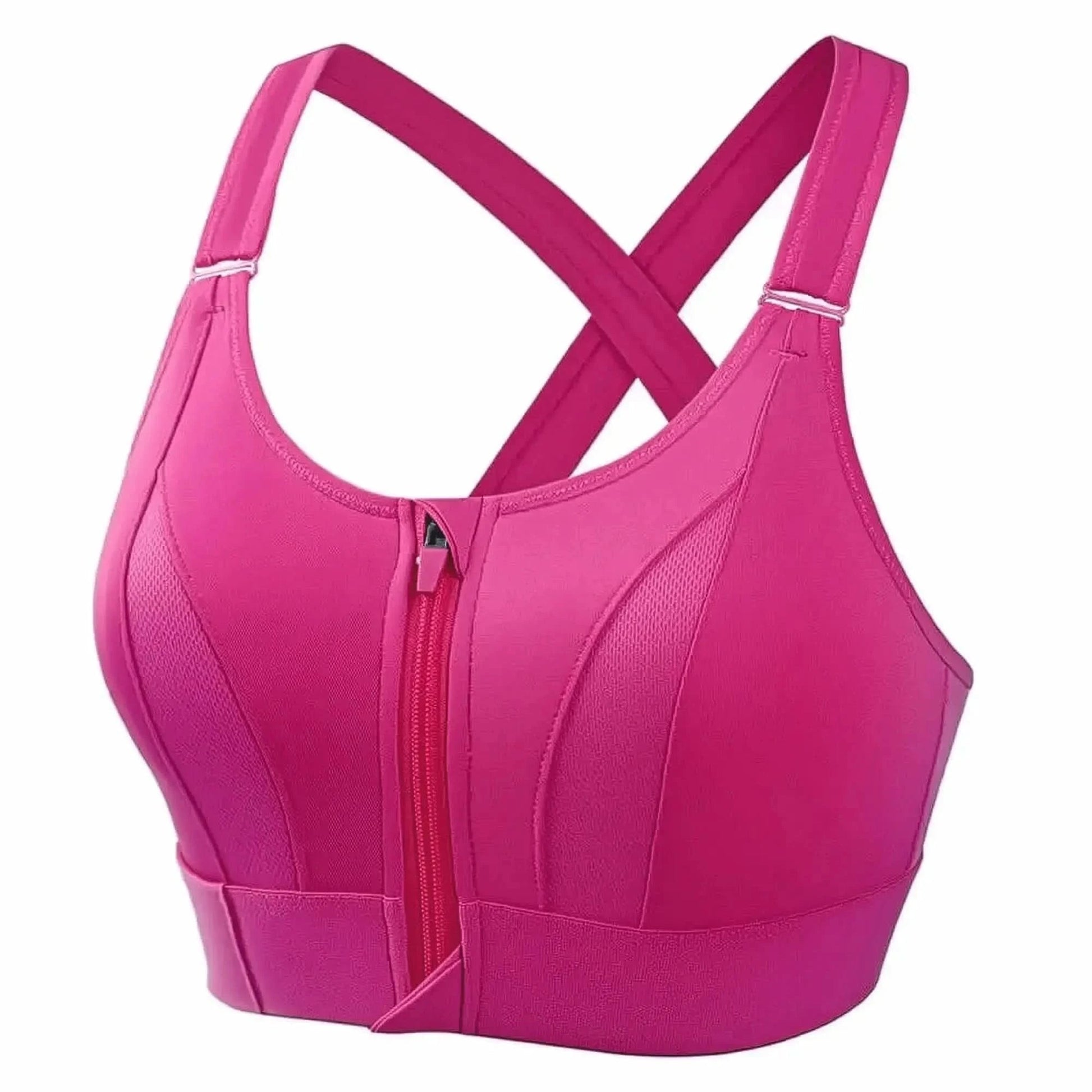 Brassière Sport Zippée Femme Maintien Fort - Saylana