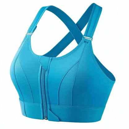 Brassière Sport Zippée Femme Maintien Fort - Saylana