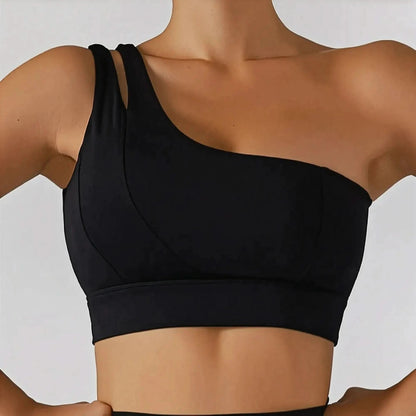 Brassière Sport Asymétrique Push - Up Femme - Saylana