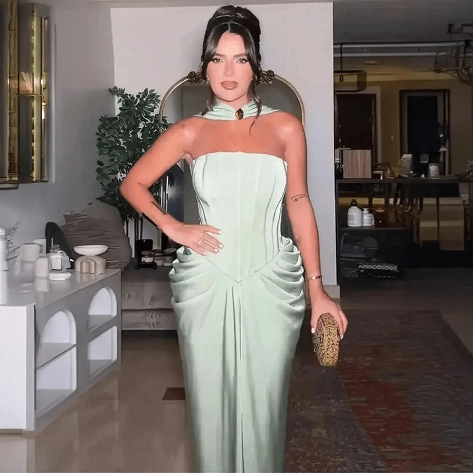 Robe Élégante Femme Sans Bretelles - Saylana