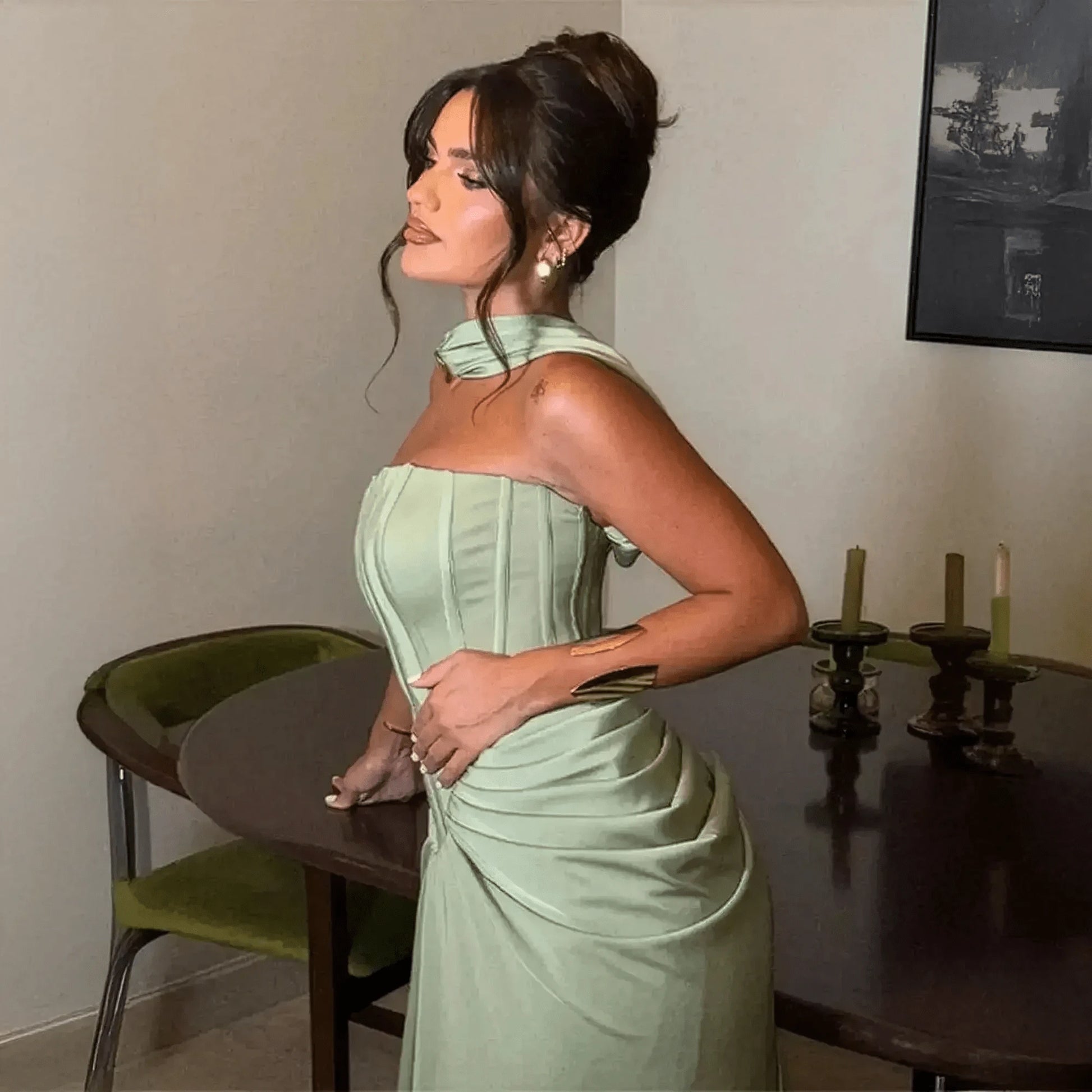 Robe Élégante Femme Sans Bretelles - Saylana