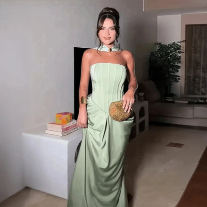 Robe Élégante Femme Sans Bretelles - Saylana