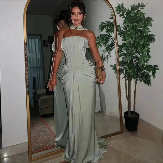 Robe Élégante Femme Sans Bretelles - Saylana
