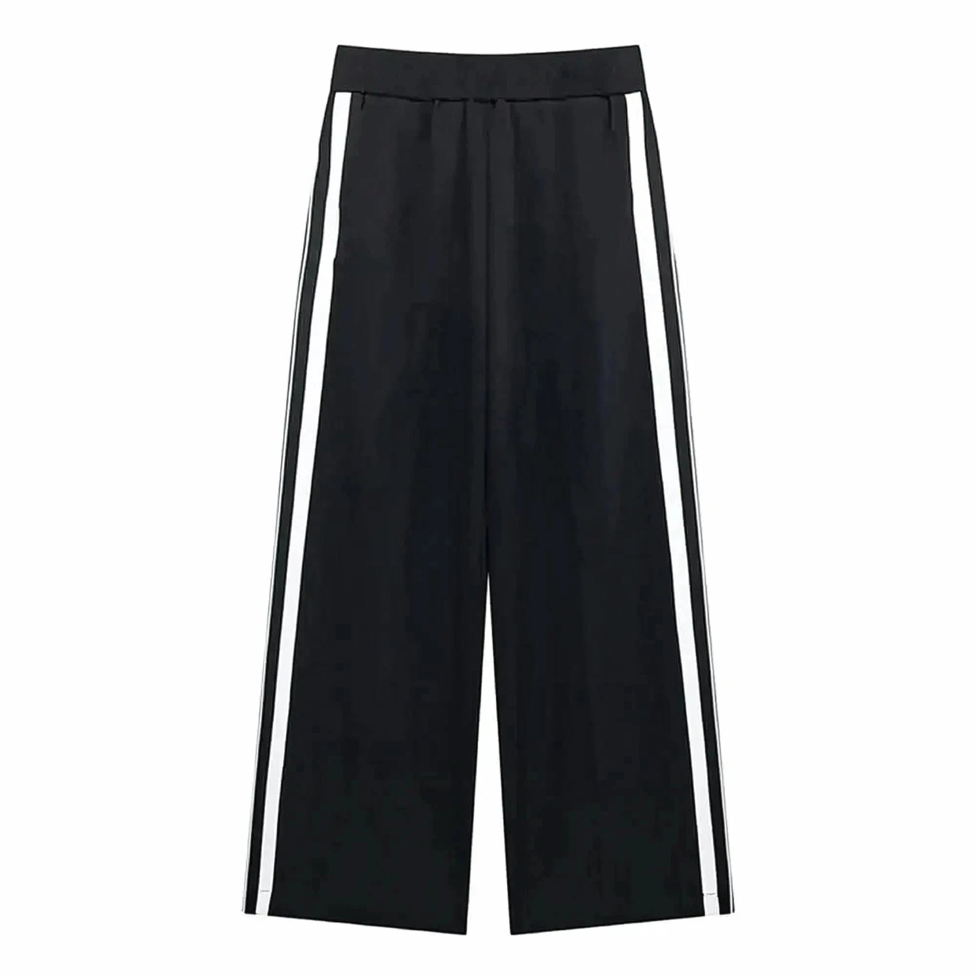 Ensemble Court Noir : Veste + Pantalon Patchwork - Saylana