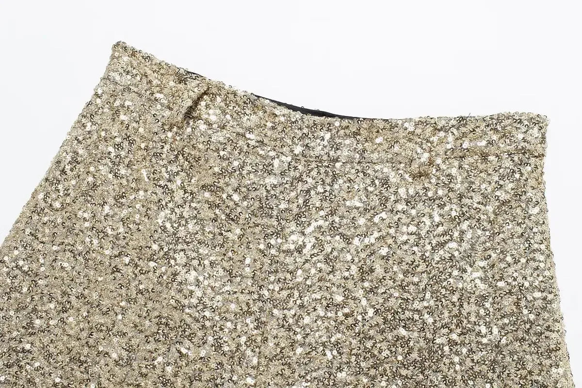 Sequins brillants pour un look coréen raffiné-Saylana