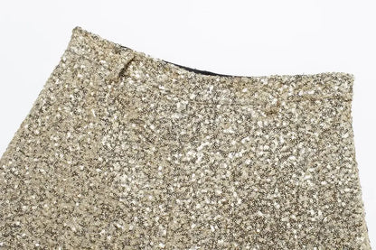 Sequins brillants pour un look coréen raffiné-Saylana