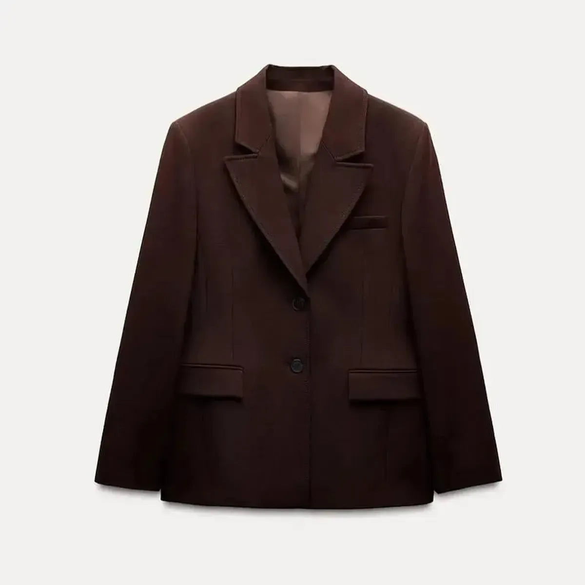 Set Blazer Épaulé & Mini Jupe A-Ligne-Saylana