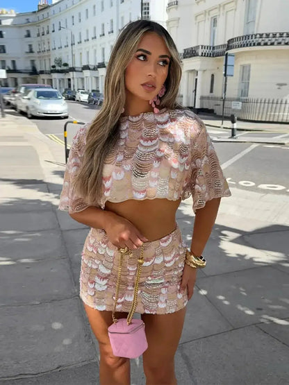 Set Chic Crop Top + Jupe-Saylana