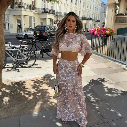 Set Chic Crop Top + Jupe - Saylana