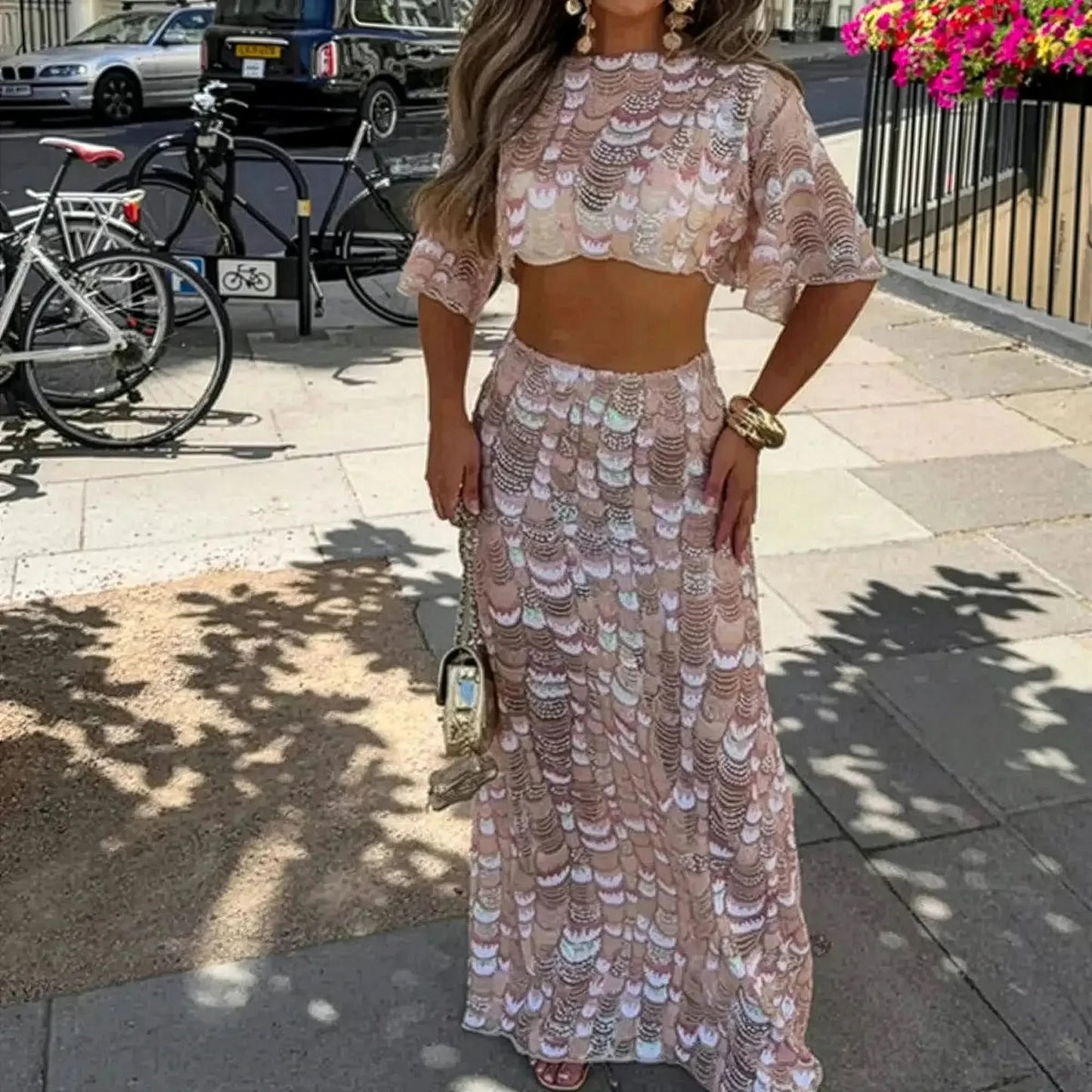 Set Chic Crop Top + Jupe - Saylana