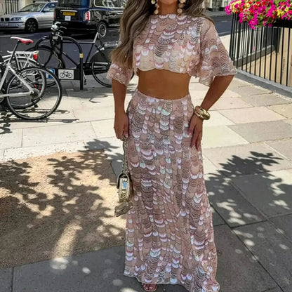 Set Chic Crop Top + Jupe - Saylana