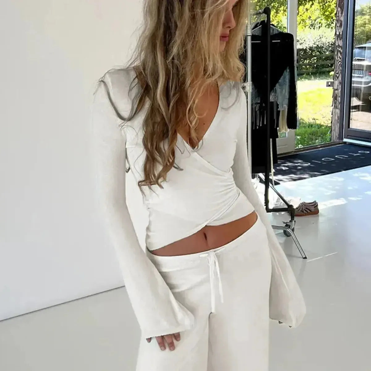 Set Chic Taille Élastique Décontracté-Saylana