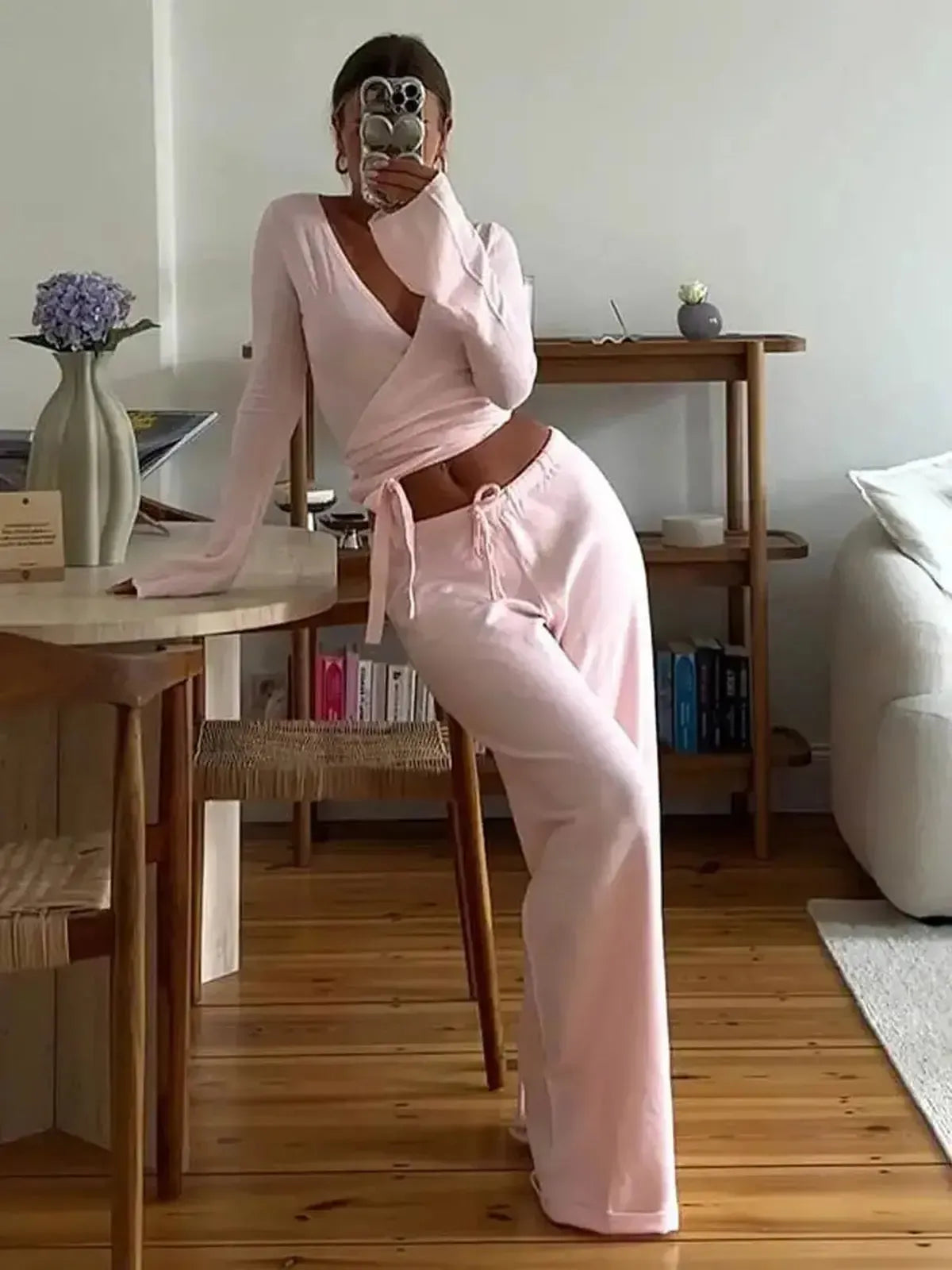 Set Chic Taille Élastique Décontracté-Saylana