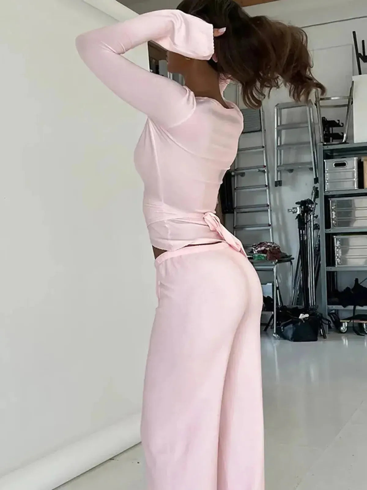 Set Chic Taille Élastique Décontracté-Saylana