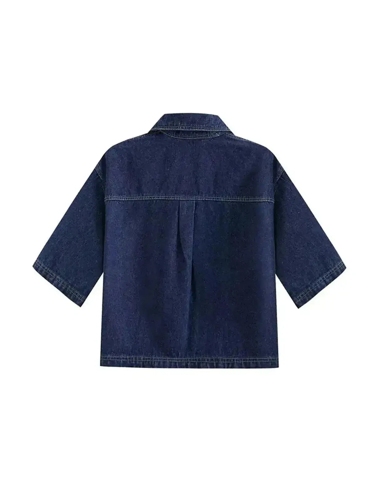 Set Denim Slim 2 pièces Asymétrique-Saylana