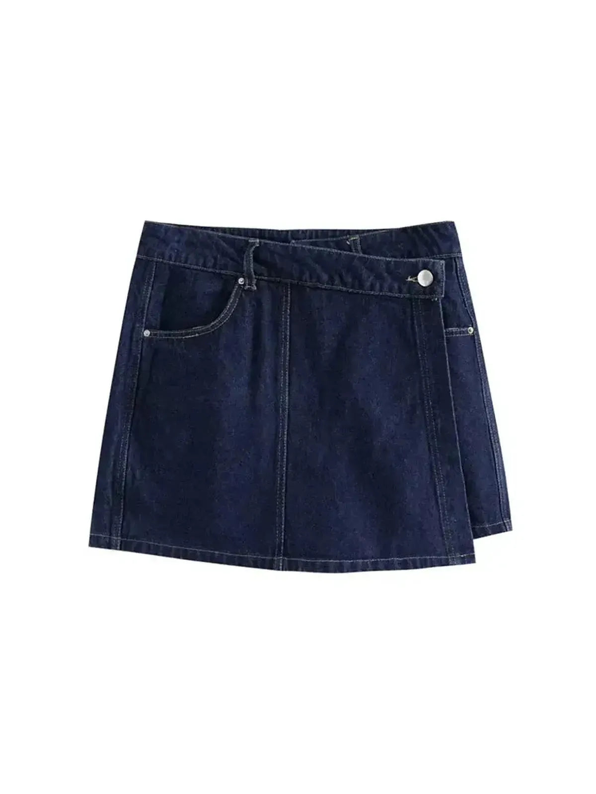 Set Denim Slim 2 pièces Asymétrique-Saylana