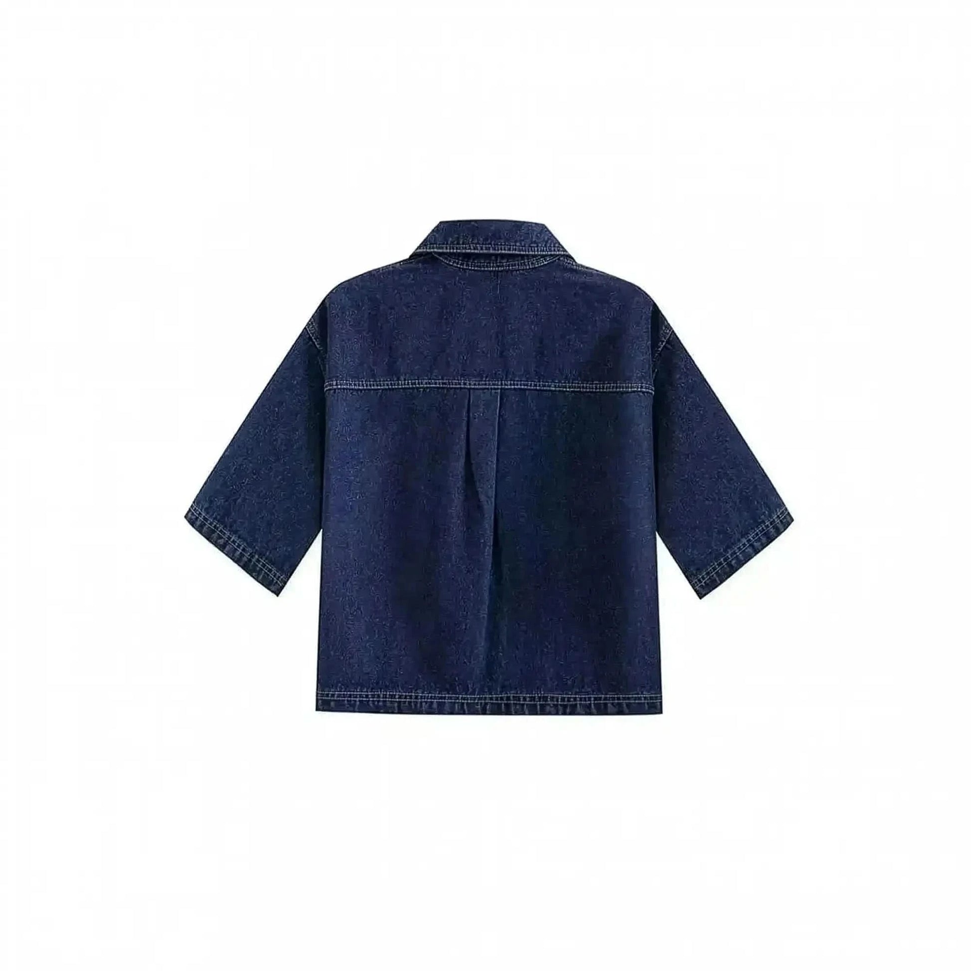 Set Denim Slim 2 pièces Asymétrique - Saylana