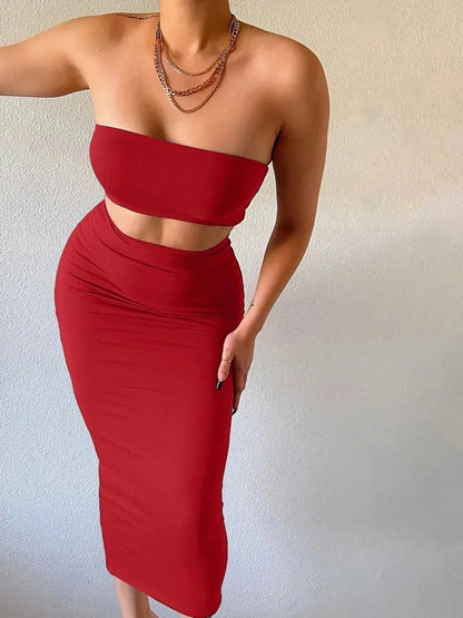 Set Femme Bustier + Jupe Longue-Saylana