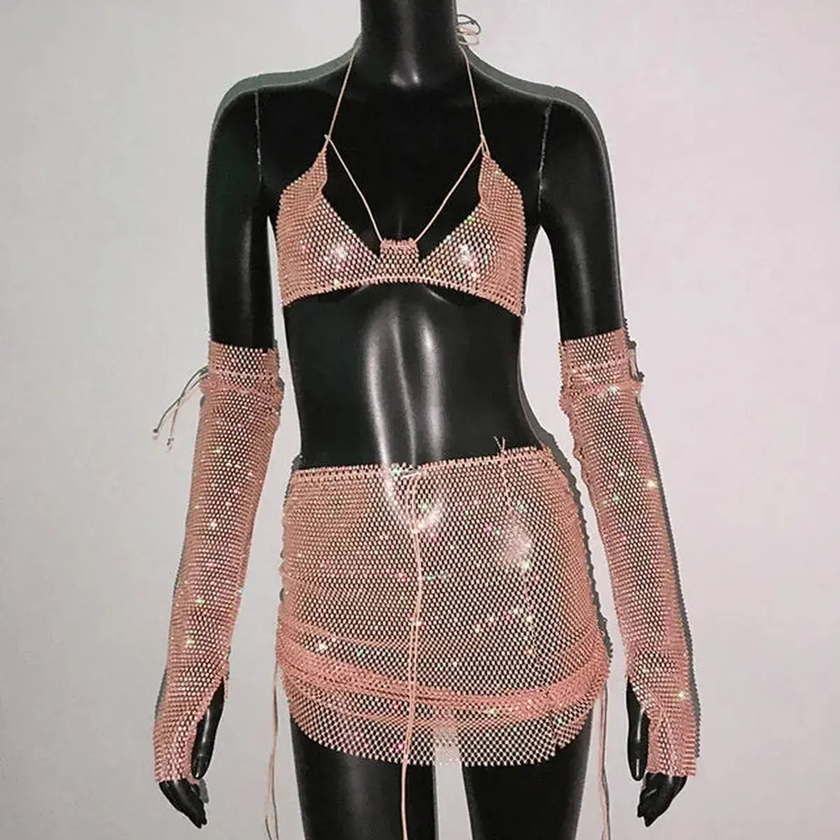 Set Femme Strass & Transparence-Saylana