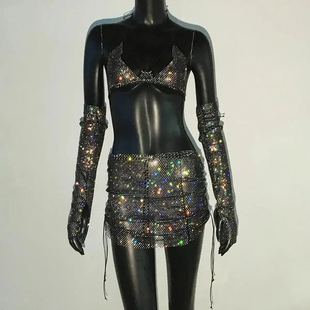 Set Femme Strass & Transparence-Saylana