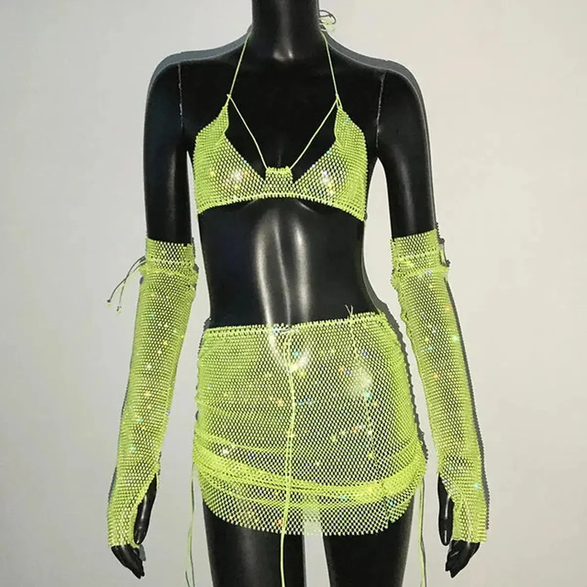 Set Femme Strass & Transparence-Saylana