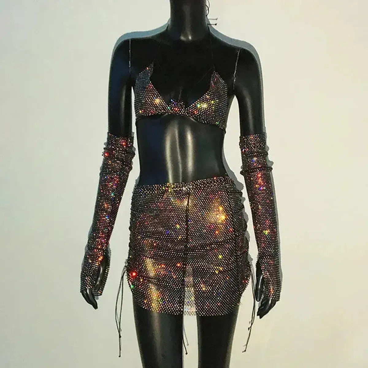 Set Femme Strass & Transparence-Saylana