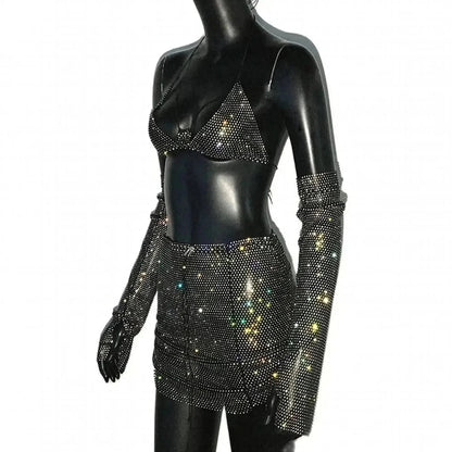 Set Femme Strass & Transparence - Saylana