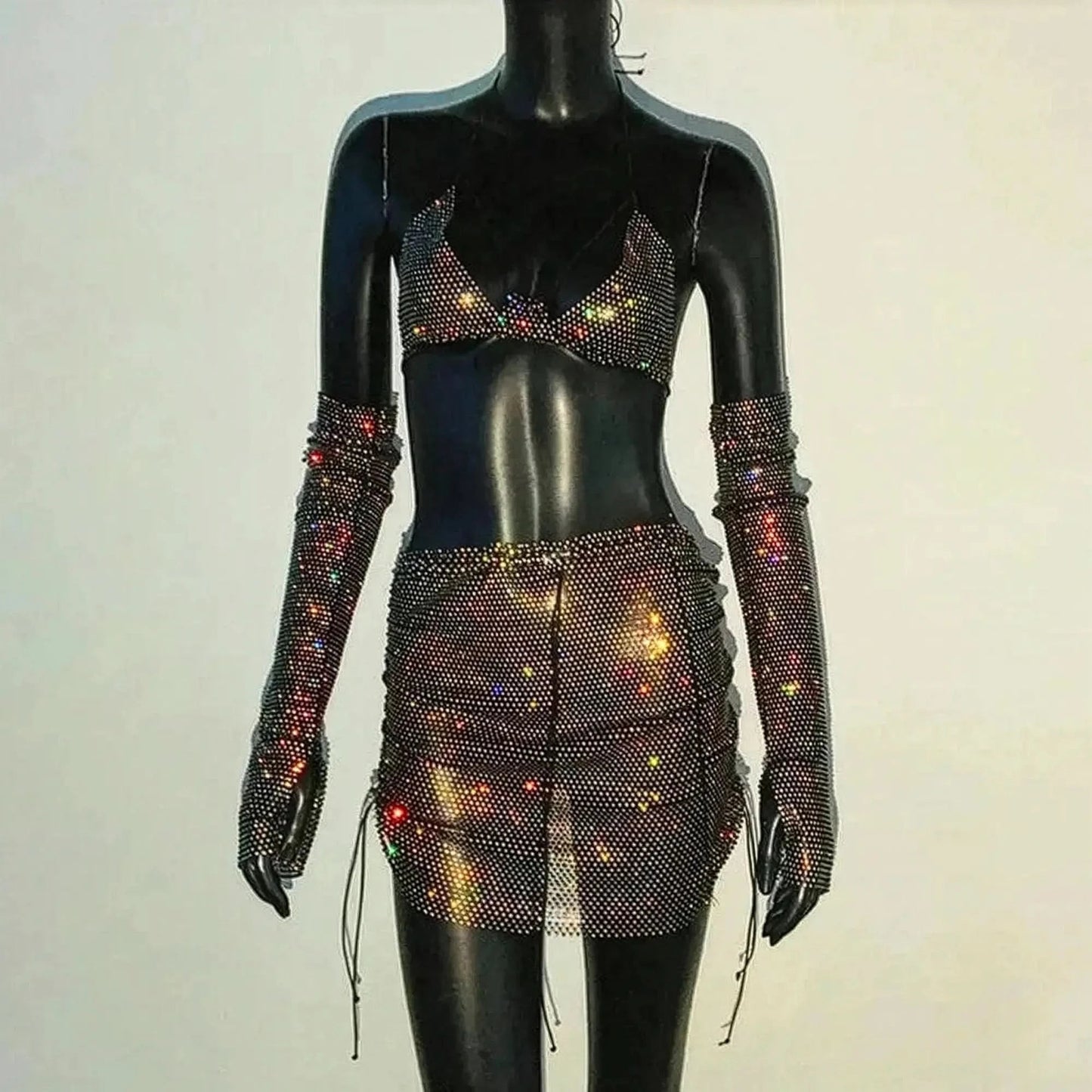 Set Femme Strass & Transparence - Saylana