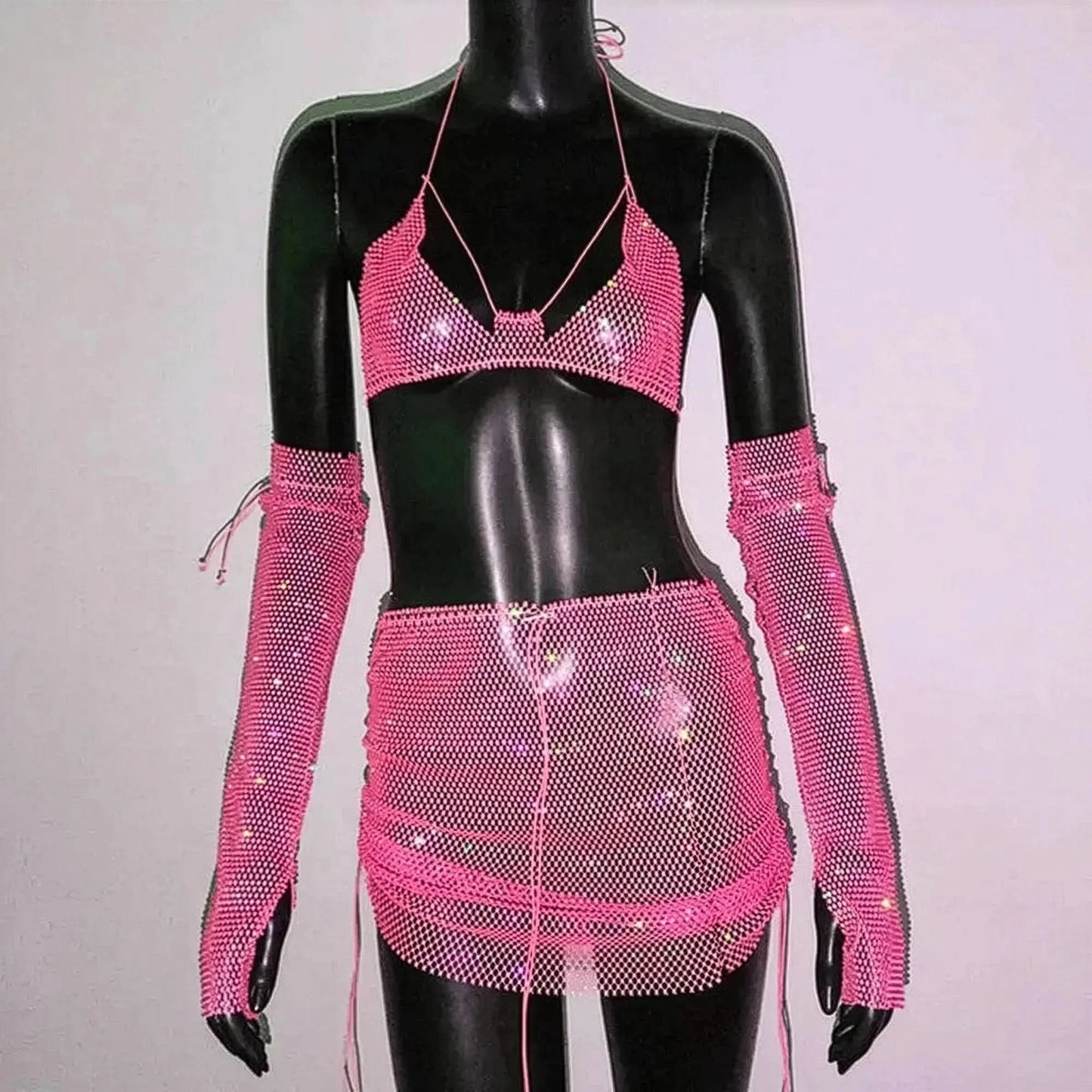 Set Femme Strass & Transparence - Saylana