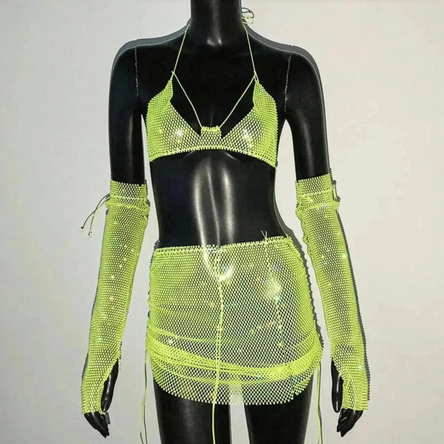 Set Femme Strass & Transparence - Saylana