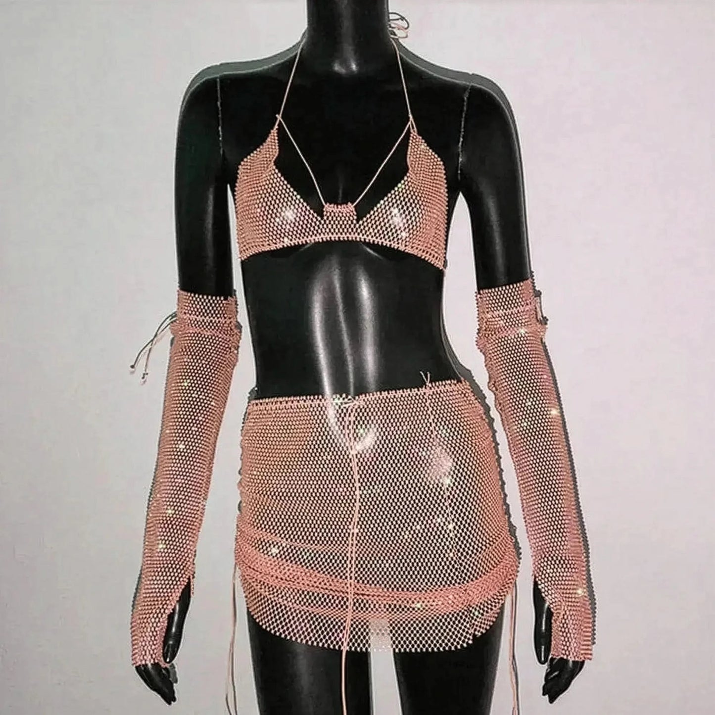 Set Femme Strass & Transparence - Saylana