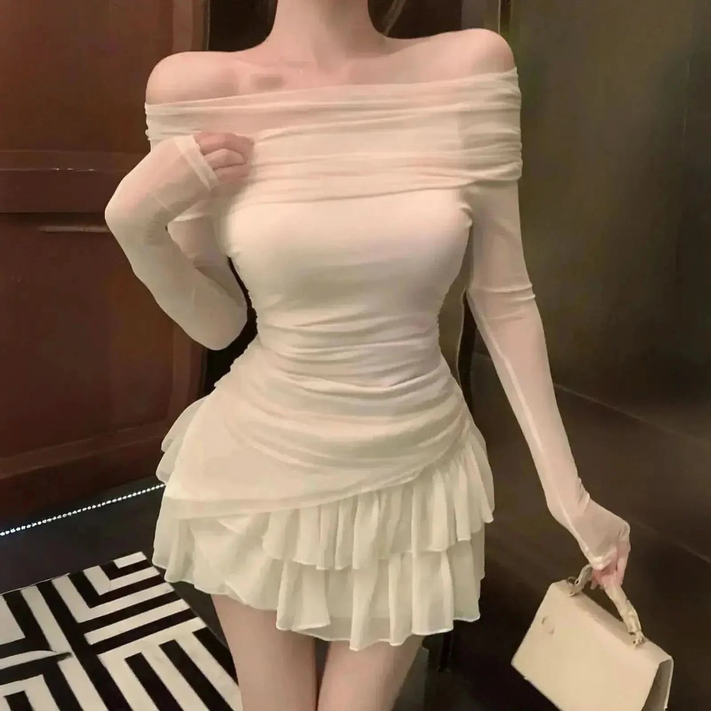 Set Jupe & Crop Top Y2K Automne - Saylana