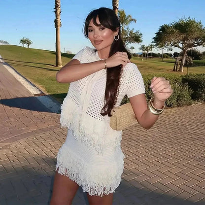 Set Jupe & Top à Franges - Saylana