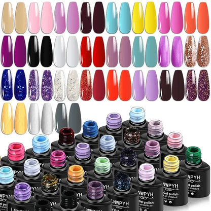 Set Manucure Gel avec Lampe LED-Saylana