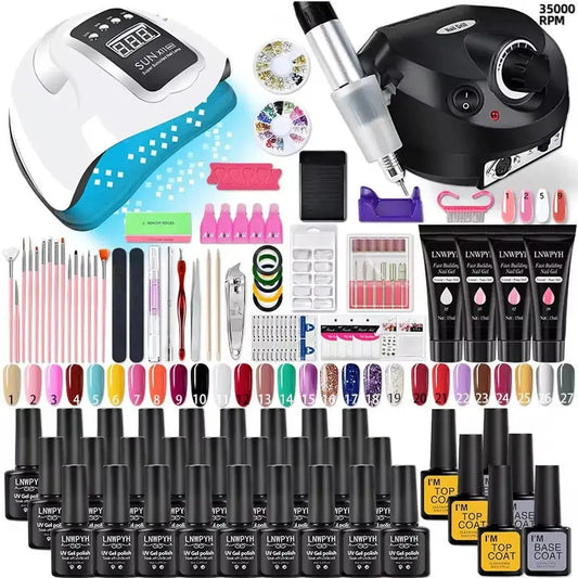 Set Manucure Gel avec Lampe LED-Saylana