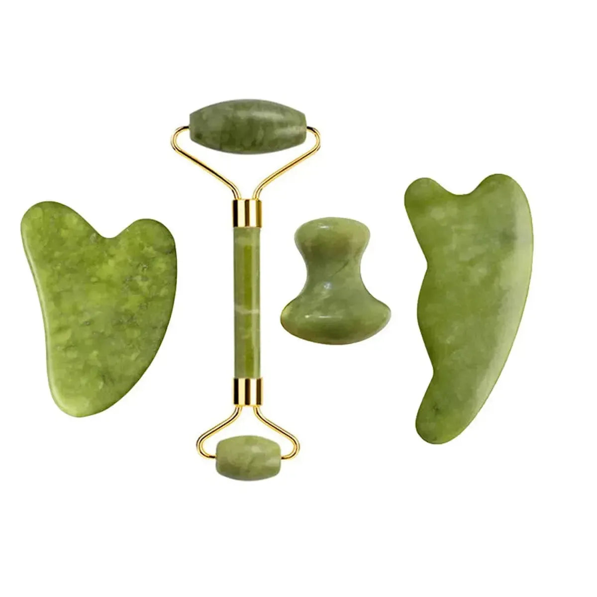 Set Massage Jade & Gua Sha Naturel-Saylana