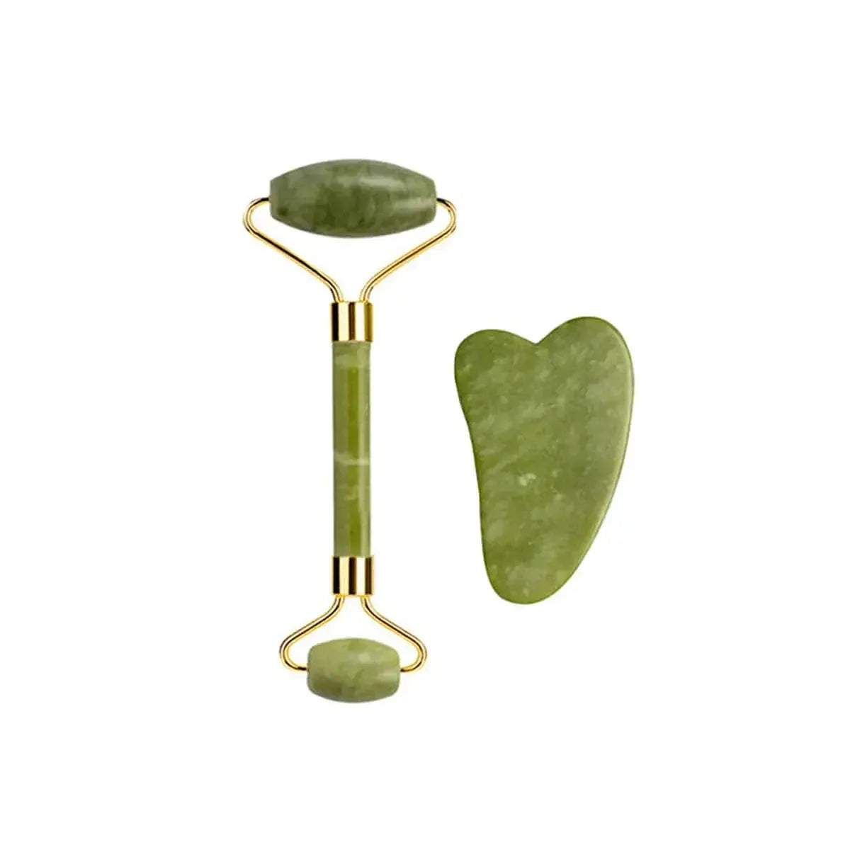 Set Massage Jade & Gua Sha Naturel-Saylana