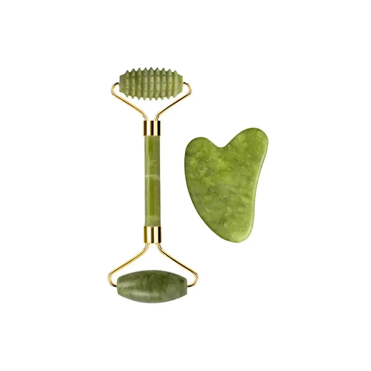 Set Massage Jade & Gua Sha Naturel-Saylana