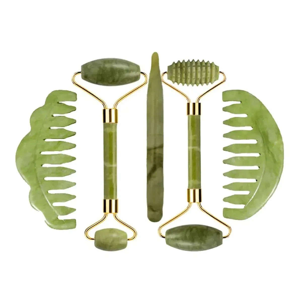 Set Massage Jade & Gua Sha Naturel-Saylana