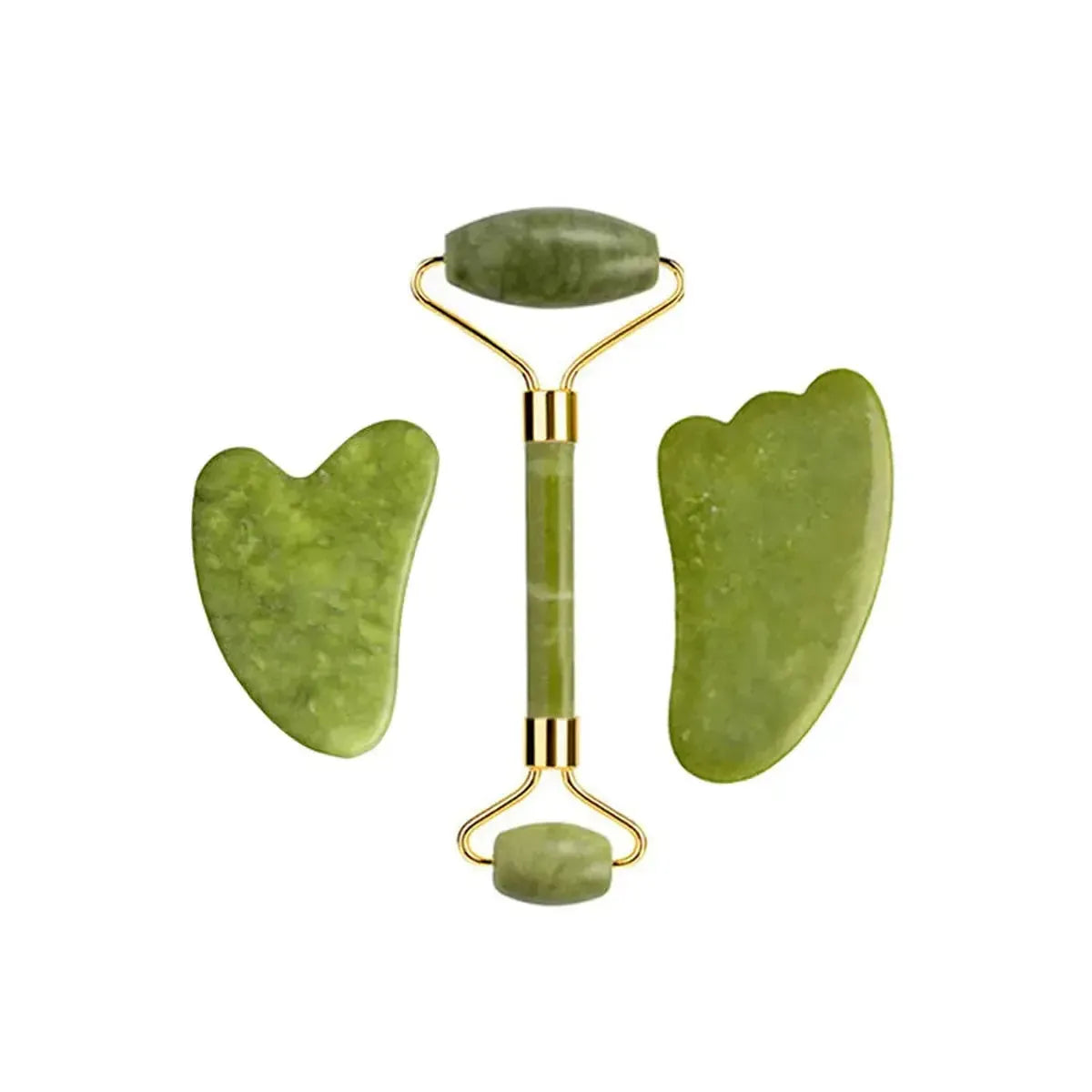 Set Massage Jade & Gua Sha Naturel-Saylana