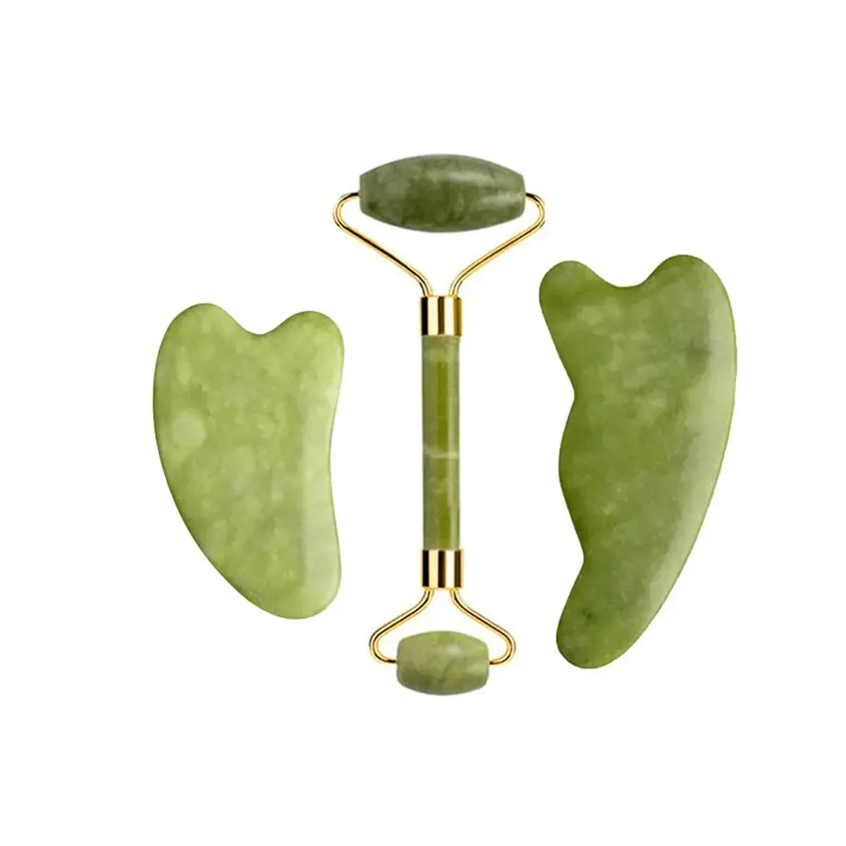Set Massage Jade & Gua Sha Naturel-Saylana