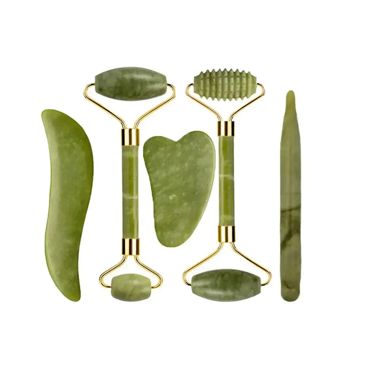 Set Massage Jade & Gua Sha Naturel-Saylana