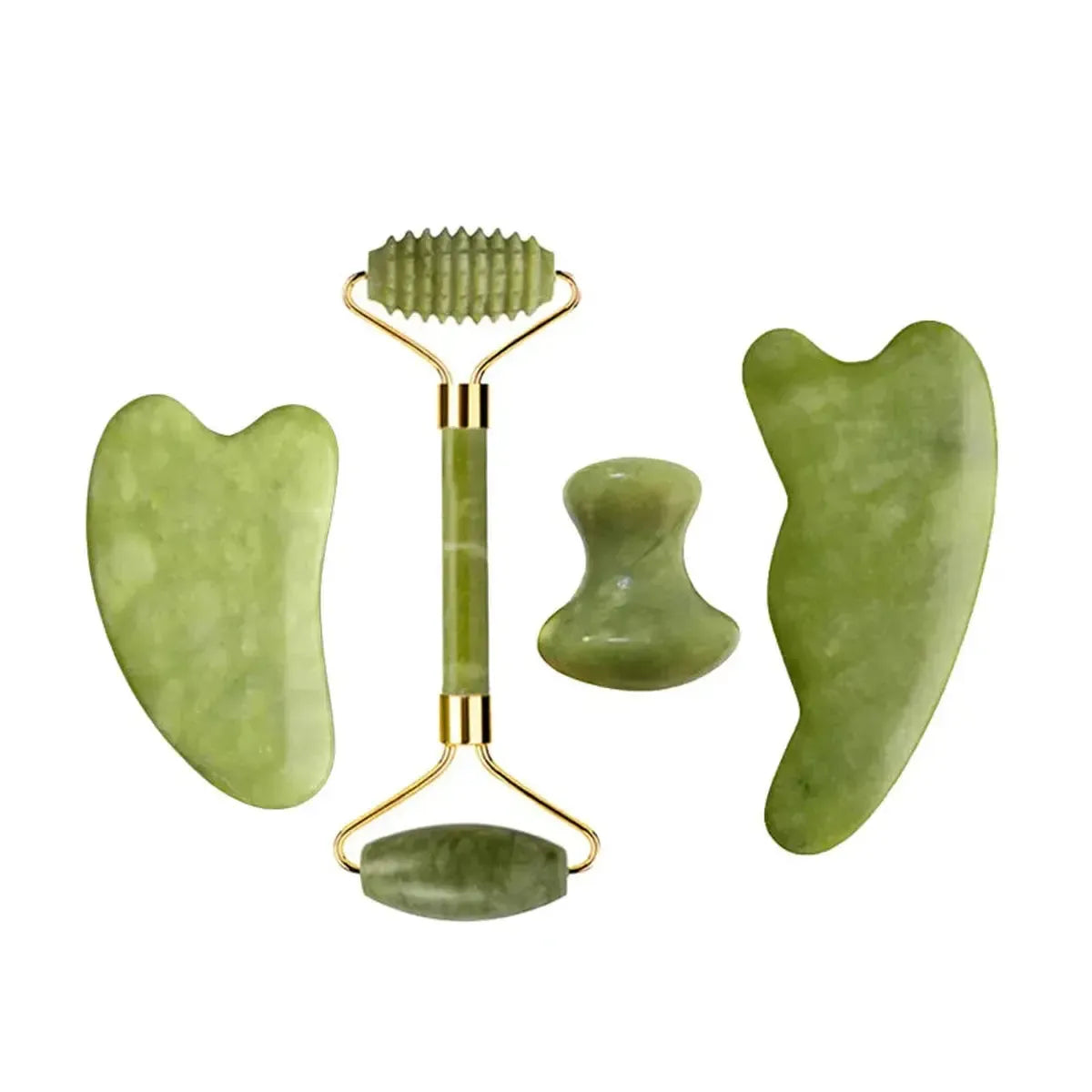 Set Massage Jade & Gua Sha Naturel-Saylana