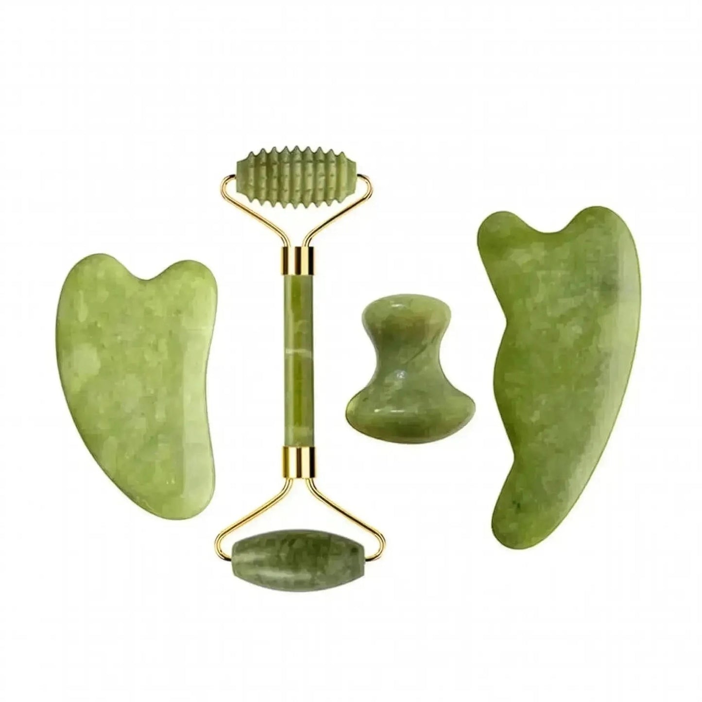 Set Massage Jade & Gua Sha Naturel - Saylana