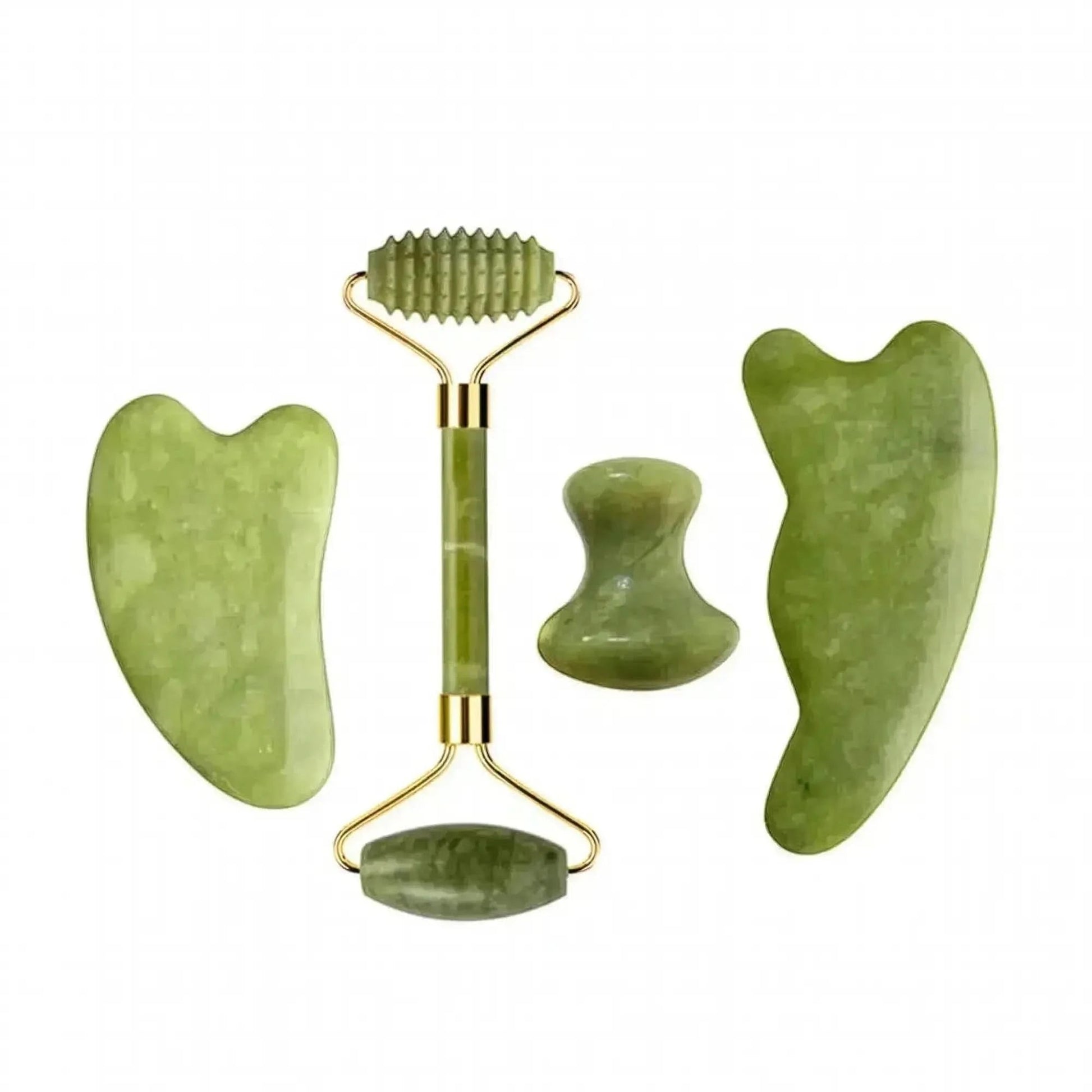 Set Massage Jade & Gua Sha Naturel - Saylana