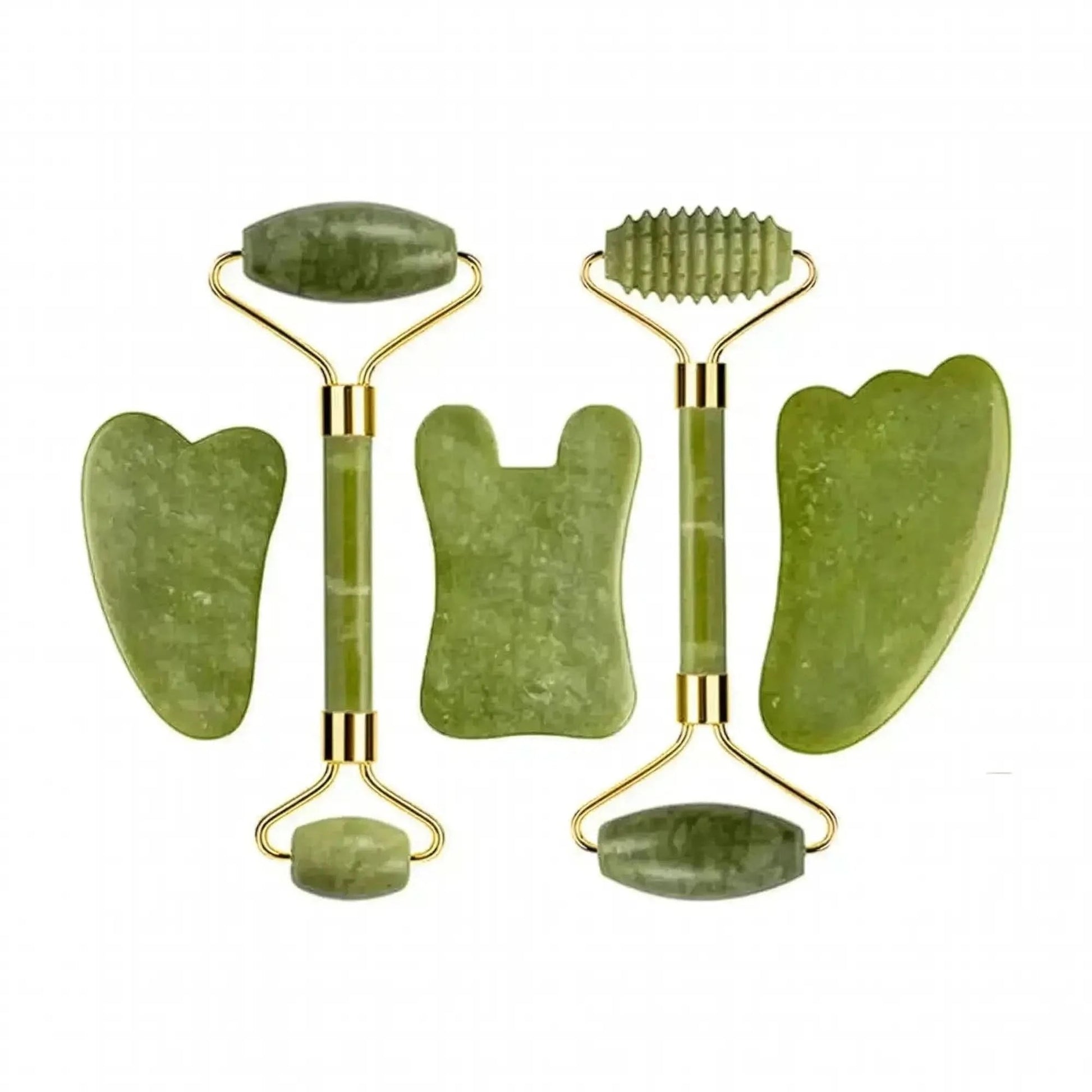 Set Massage Jade & Gua Sha Naturel - Saylana