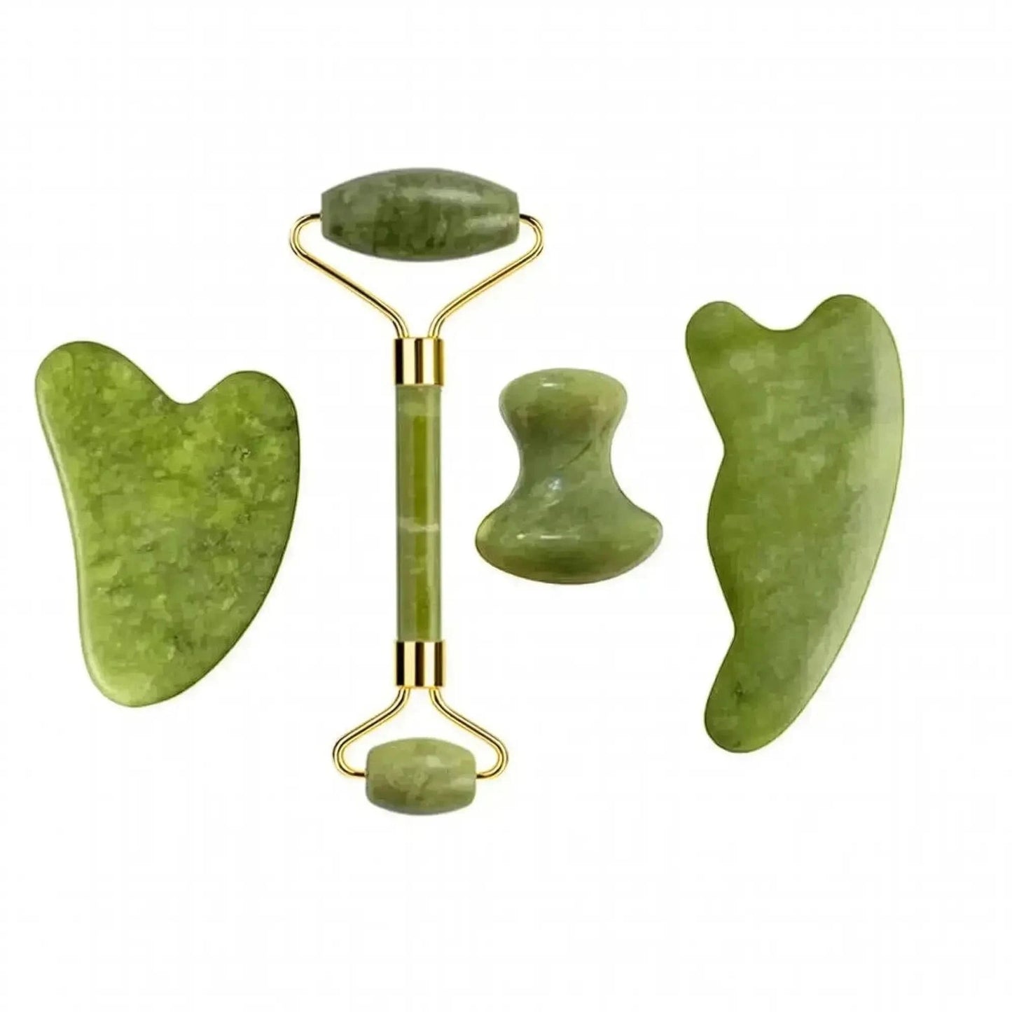 Set Massage Jade & Gua Sha Naturel - Saylana